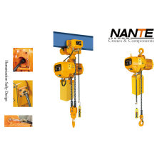 5t Singer Speed Electric Chain Hoist for Lifting with Trolley